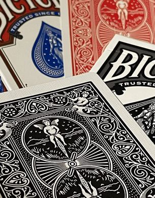 Игральные карты Bicycle Standard Playing Cards - Poker Size Rider Back and Red 4 шт. (‎10015551)