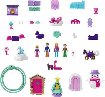 Ігровий набір Полі Покет Polly Pocket Advent Calendar Адвент календар (GYW07)