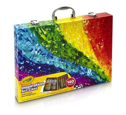 Набір для малювання Crayola, Rainbow Inspiration Art Case 140 Count Art Set Арт кейс (04-2532)
