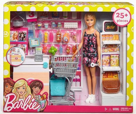 Ігровий набір Barbie Supermarket, Blonde Барбі Супермаркет (FRP01)