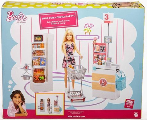 Ігровий набір Barbie Supermarket, Blonde Барбі Супермаркет (FRP01)