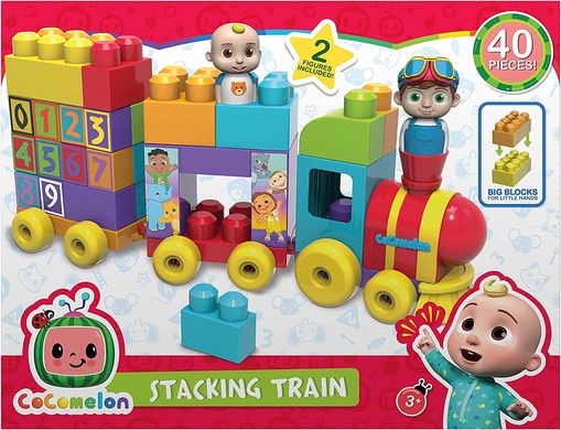 Конструктор CoComelon Stacking Train 40 деталей (96118)