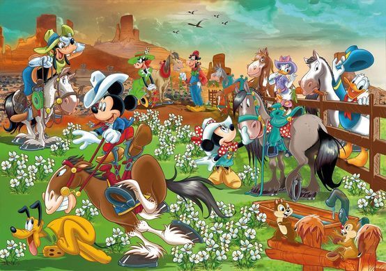 Пазл Clementoni Supercolor Mickey and Friends Puzzle MAXI Миккі Маус и друзі - 104 шт. (23759)