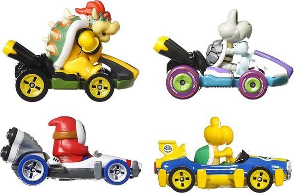 Подарочный набор машинок Hot Wheels Mario Kart Vehicle 4 шт. (HDB23)