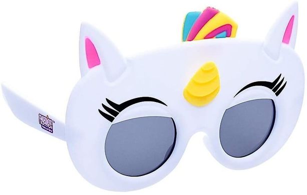 Сонцезахисні окуляри Sun-Staches Lil' Sunglasses Fingerling White Unicorn UV400 (SG3403)