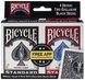 Гральні карти Bicycle Standard Playing Cards - Poker Size Rider Back and Red 4 шт. (‎10015551)