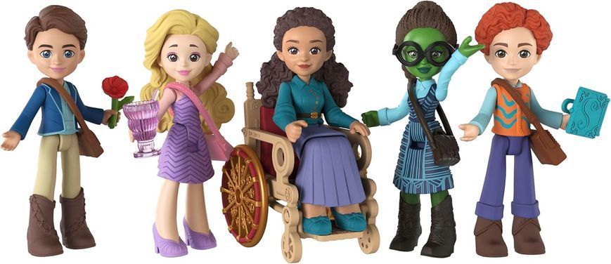 Игровой набор Wicked Students of Shiz от Mattel &mdash; 5 мини-кукол с аксессуарами (JFM23)