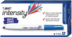Набор маркеров для досок сухого стирания BIC Intensity Dry Erase Markers 12 шт Синий (DECF11-BLU)