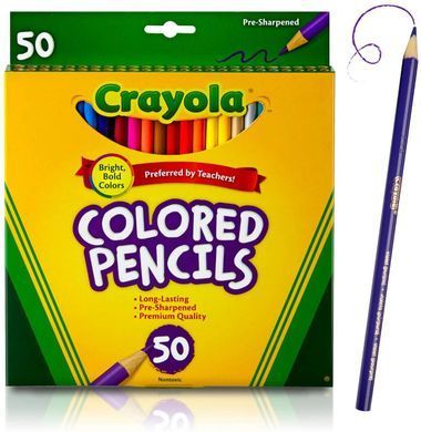 Набір олівців Crayola Colored Pencils 50 штук (68-4050)