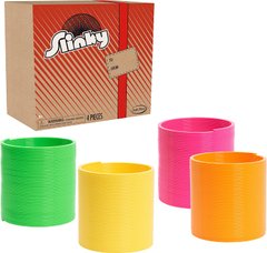 Набір 4 шт. Слінки Slinky Giant Plastic Пружинка Гігант (03169)