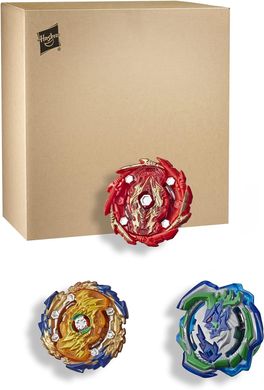 Игровой набор Бейблейд Hasbro Beyblade Burst Rise Hypersphere Фафнир, Огр Монстр, Бушин Ашиндра 3 шт (F1155)