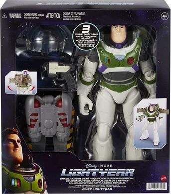 Шарнірна фігурка Базз Лайтер Mattel Disney Pixar Lightyear Space Ranger Gear Alpha Buzz Історія іграшок 30.48 см (HHK12)