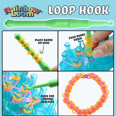 ​​​​​​​Мега-комбінований набір Rainbow Loom Loomi-Pals  Glow in The Dark для плетіння браслетів  (R0111)