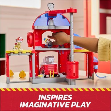 Рятувальний центр з Маршаллом Paw Patrol Fire Rescue Command Center з машиною, світлом і звуком (6073766)