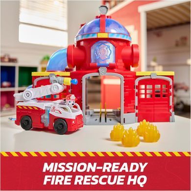 Рятувальний центр з Маршаллом Paw Patrol Fire Rescue Command Center з машиною, світлом і звуком (6073766)