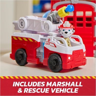 Рятувальний центр з Маршаллом Paw Patrol Fire Rescue Command Center з машиною, світлом і звуком (6073766)
