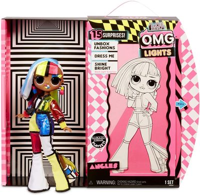 Игровой набор с куклой L.O.L. Surprise! серия O.M.G. Lights Angles - неоновый Ангел (565178)
