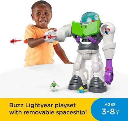 Игровой набор Fisher-Price Imaginext Toy Story 4 Buzz Lightyear Robot История игрушек 4 (GLK18)