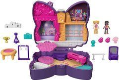 Игровой набор Полли Покет Mattel  Polly Pocket Sparkle Stage Bow Compact Карманный Мир Стадия блеска (HCG17)