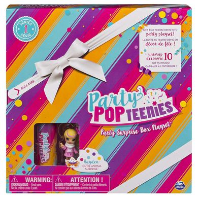 Игровой набор Spin Master Party Popteenies Cutie Animal Surprise Подарок-сюрприз (20100766) (B07BNGPK29)