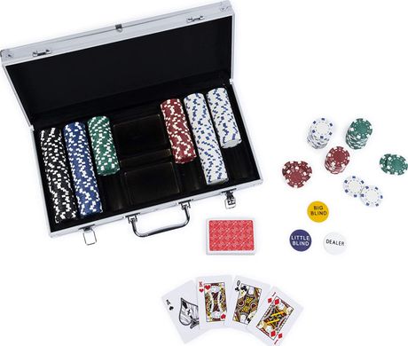 Набор для покера Spin Master Cardinal Classics 300-Piece Poker Set 300 фишек и кейс (6061119)