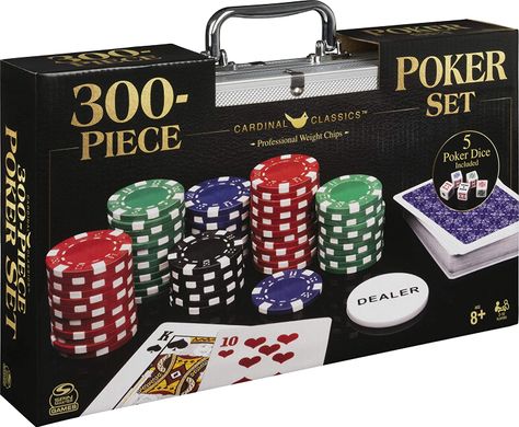 Набір для покеру Spin Master Cardinal Classics 300-Piece Poker Set 300 фішок та кейс (6061119)