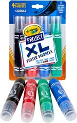 Набор постерных маркеров Crayola Projects XL Poster Markers 4 шт. (58-8356)