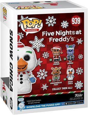 Фігурка Funko Pop! Games: Five Nights at Freddy's (FNAF) - Snow Chica Bundled # 939 (72486)