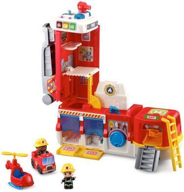 Игровой набор VTech Helping Heroes Fire Station Пожарная спасательная машина трансформер (80-529801)