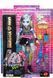 Лялька Monster High Frankie Stein з песиком Watzie, у кроп-светрі та чорній спідниці (JHK31)