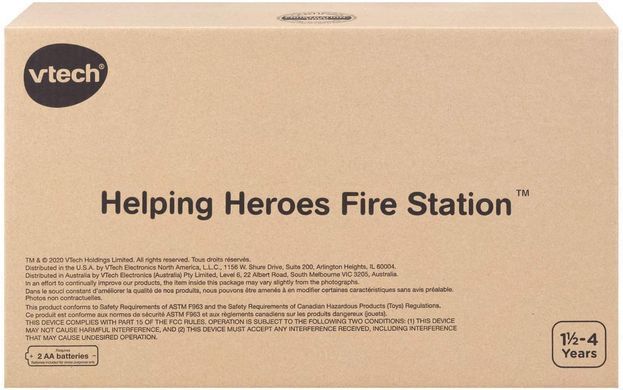 Игровой набор VTech Helping Heroes Fire Station Пожарная спасательная машина трансформер (80-529801)
