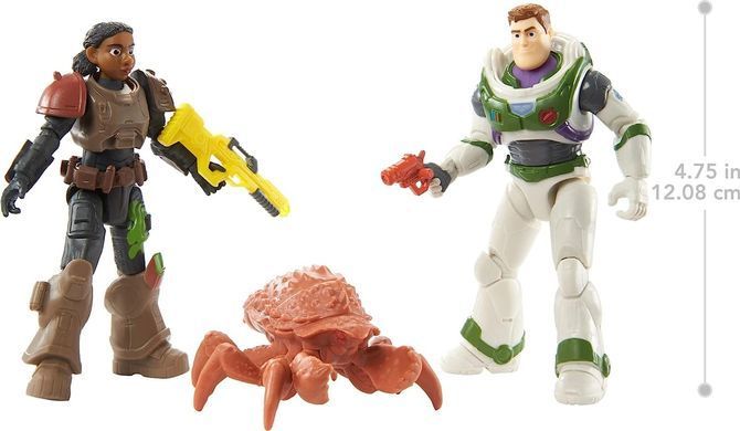 Ігровий набір з фігурок Mattel Disney Pixar Izzy & Buzz Lightyear Базз Лайтер та Іззі (HHY15)