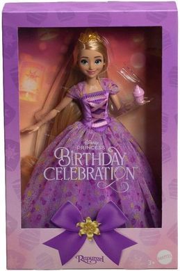 Коллекционная кукла Mattel Disney Princess Rapunzel Birthday Celebration Рапунцель Особый день рождения (HYC38)