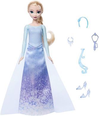 Кукла Эльза Mattel Disney Frozen Elsa &ndash; Spin & Reveal Вращай и открывай Холодное сердце с сюрпризами и аксессуарами (JBG59)