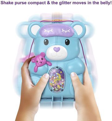 Ігровий набір Поллі Покет Polly Pocket Teddy Bear Purse Кишеньковий Світ Вечірні посиденьки з ведмедиком (HGC39)