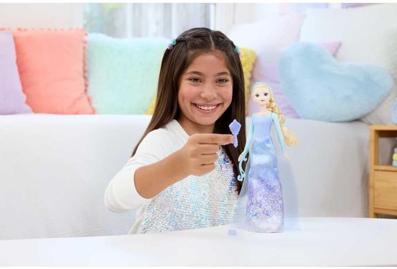 Кукла Эльза Mattel Disney Frozen Elsa &ndash; Spin & Reveal Вращай и открывай Холодное сердце с сюрпризами и аксессуарами (JBG59)