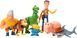 Игровой набор из 7 фигурок Disney Pixar Toy Story Вуди, Рекс, Акула, Рокки Гибралтар, Спиралька, Хэмм, Пришелець (HNN48)