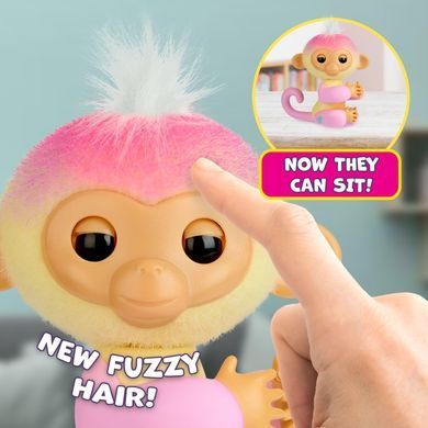 Інтерактивний ігровий набір Fingerlings Jas малятко-мавпочка з 2-в-1 люлькою та високим стільчиком (3125)