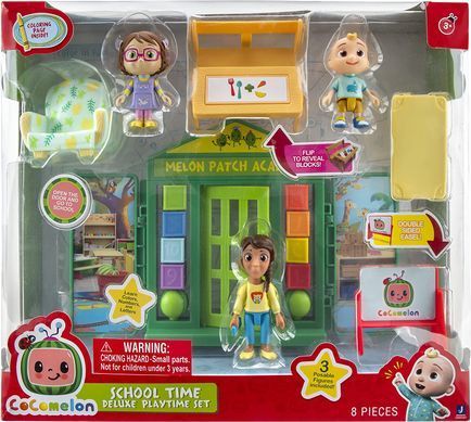 Игровой набор CoComelon School Time Deluxe Playtime Set Кокомелон (CMW0067)