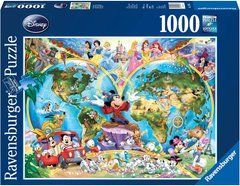 Пазл Ravensburger Disney Герої Дісней Карта - 1000 шт. (15785)