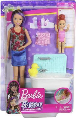 Игровой набор Barbie Skipper Babysitters Inc. Ванная комната Скиппер нянька (FXH05)