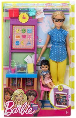Ігровий набір Barbie Teacher Doll ​​Улюблена професія Вчитель (FJB29)