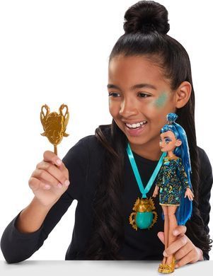 Кукла Монстер Хай Клео Де Ніл Monster High Cleo De Nile Boo-Jeweled Beauty Case Золотой бьюти кейс (HNF72)