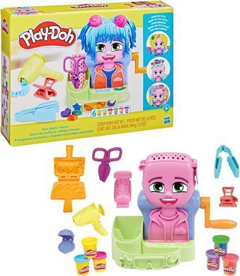 Игровой набор с пластелином Play-Doh Hair Stylin' Salon Салон причесок (F8807)