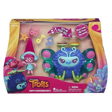 Игровой набор Hasbro DreamWorks Trolls Poppy's Wooferbug Beats Розочка и музыкальный жук (B9885)