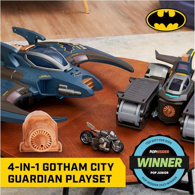 Игровой набор Spin Master DC Comics Batman, Gotham City Guardian 4 - in - 1 Transformation Бетмен Охранник Готема (GWT23)