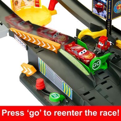 Трек Тачки Mattel Disney and Pixar Piston Cup Action Speedway Трасса для ралли (HPD81)