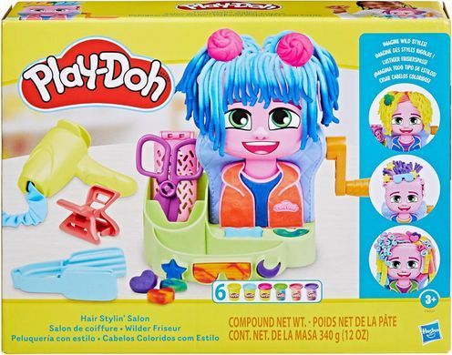 Игровой набор с пластелином Play-Doh Hair Stylin' Salon Салон причесок (F8807)