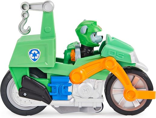 Ігровий набір Spin Master Paw Patrol Moto Pups Rocky Deluxe Vehicle Щенячий патруль мотоцикл (6060227)