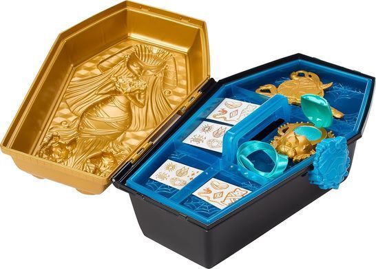 Кукла Монстер Хай Клео Де Ніл Monster High Cleo De Nile Boo-Jeweled Beauty Case Золотой бьюти кейс (HNF72)